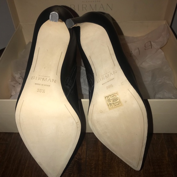 Alexandre Birman Boots Made in Spain black leather New eu38.5 - Picture 6 of 9